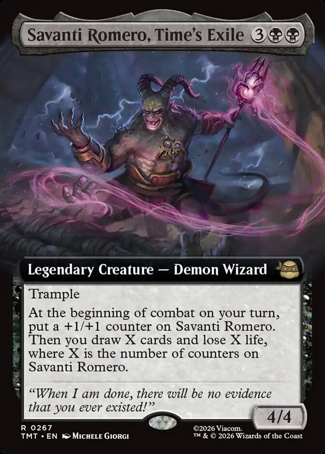 Savanti Romero, Time's Exile card image