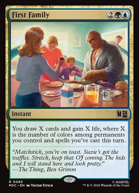 First Family Magic: The Gathering card