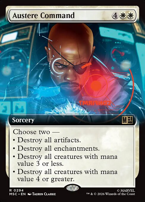 Austere Command Magic: The Gathering card