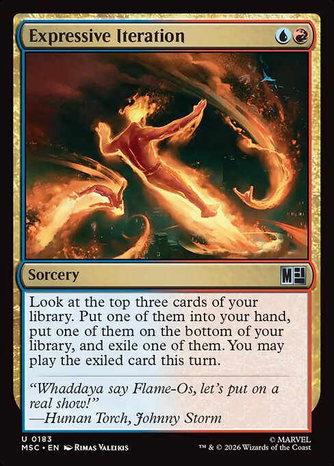 Expressive Iteration Magic: The Gathering card
