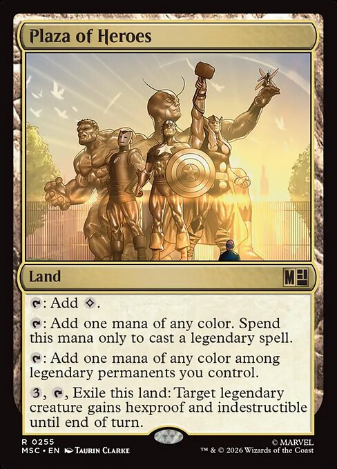 Plaza of Heroes Magic: The Gathering card