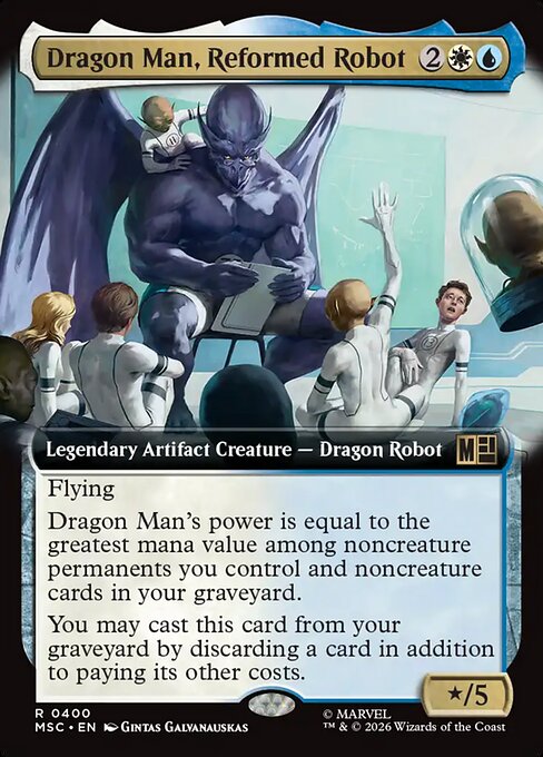 Dragon Man, Reformed Robot Magic: The Gathering card