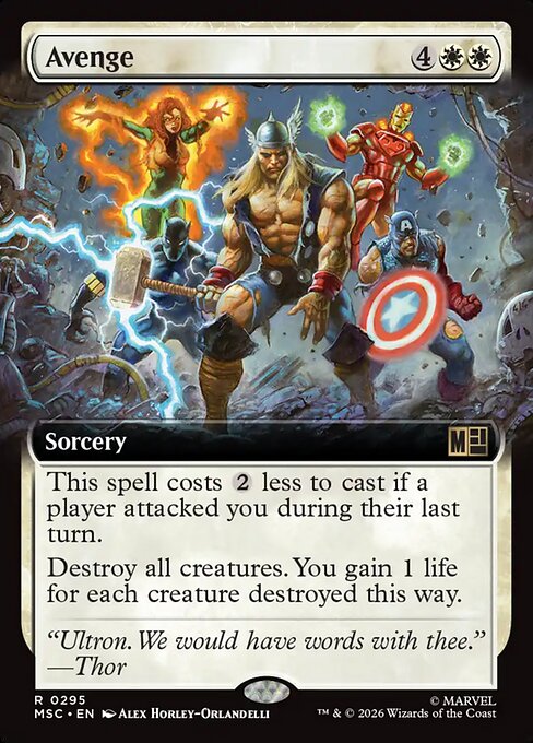Avenge Magic: The Gathering card