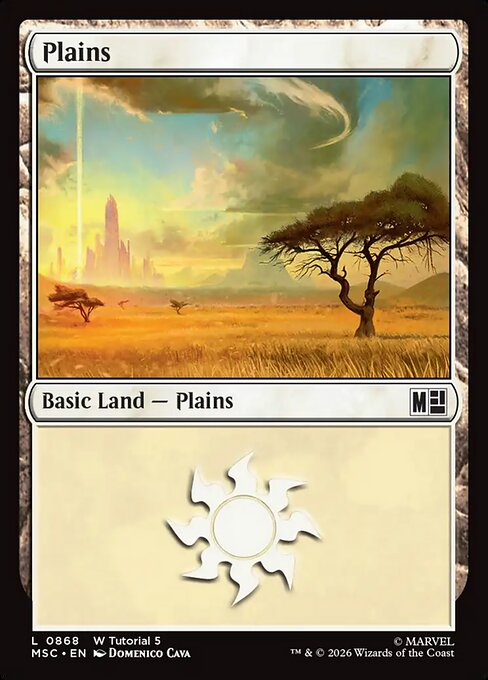 Plains Magic: The Gathering card