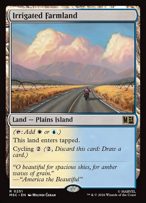 Irrigated Farmland Magic: The Gathering card