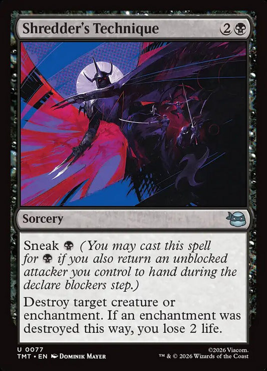 Shredder's Technique card image