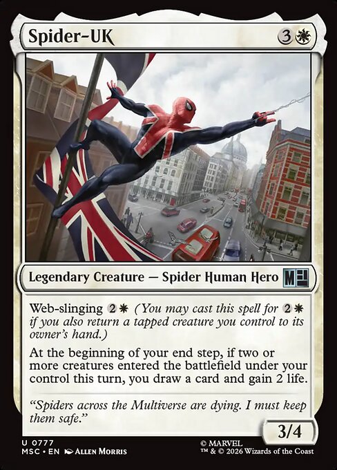 Spider-UK Magic: The Gathering card