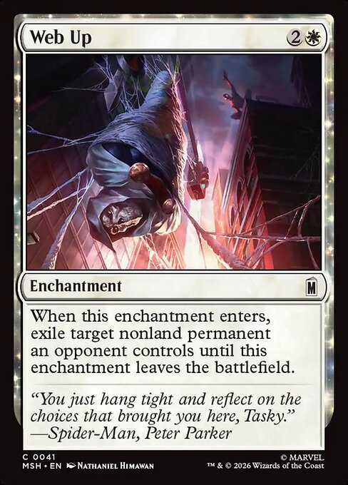 Web Up Magic: The Gathering card