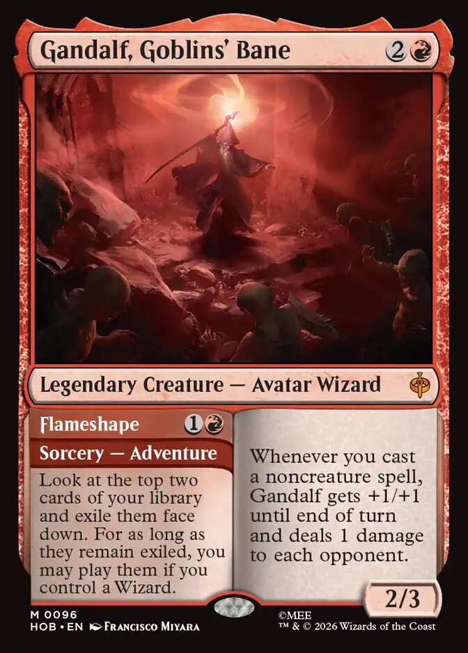 Gandalf, Goblins' Bane // Flameshape card image