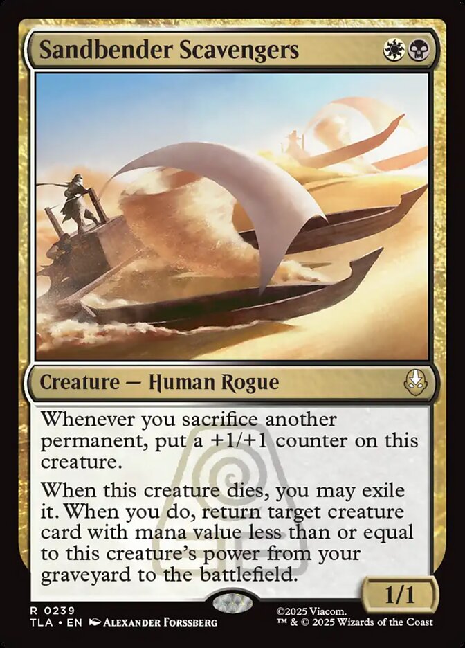 Sandbender Scavengers Magic: The Gathering card
