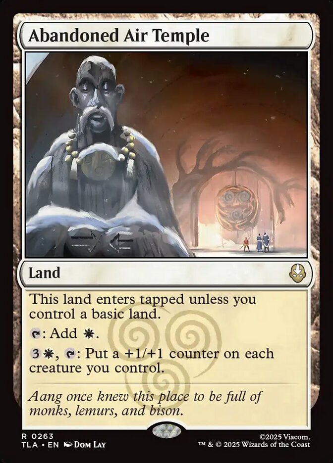 Abandoned Air Temple Magic: The Gathering card