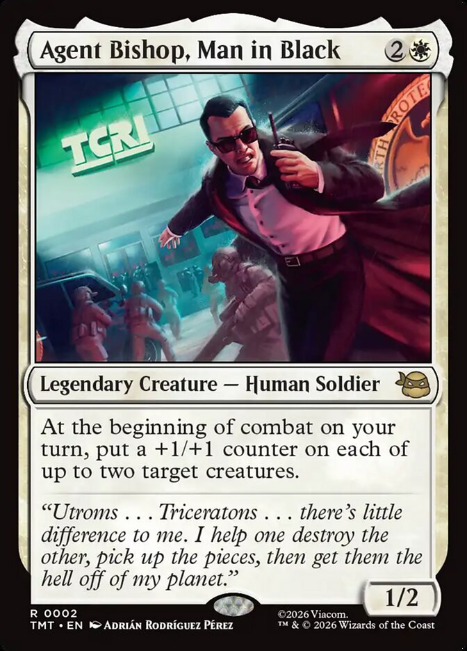 Agent Bishop, Man in Black card image