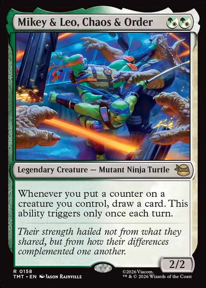 Mikey & Leo, Chaos & Order card image