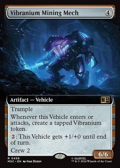Vibranium Mining Mech Magic: The Gathering card