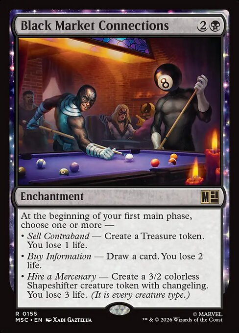 Black Market Connections Magic: The Gathering card