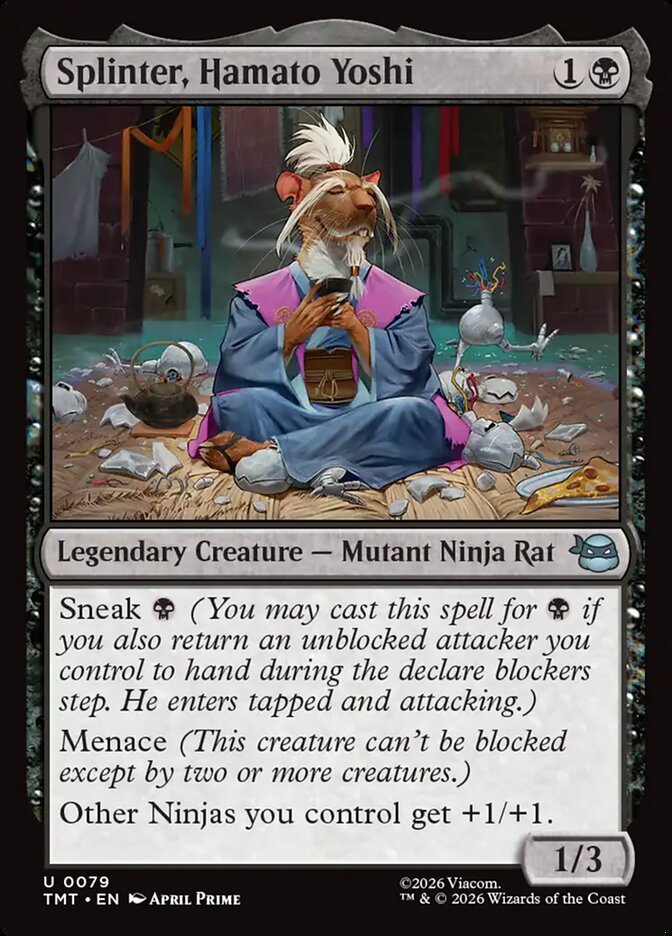 Splinter, Hamato Yoshi card image