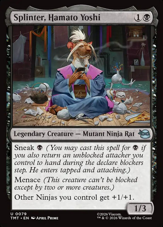 Splinter, Hamato Yoshi card image