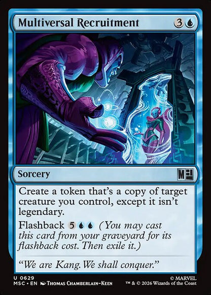 Multiversal Recruitment Magic: The Gathering card