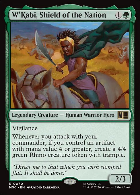 W'Kabi, Shield of the Nation Magic: The Gathering card