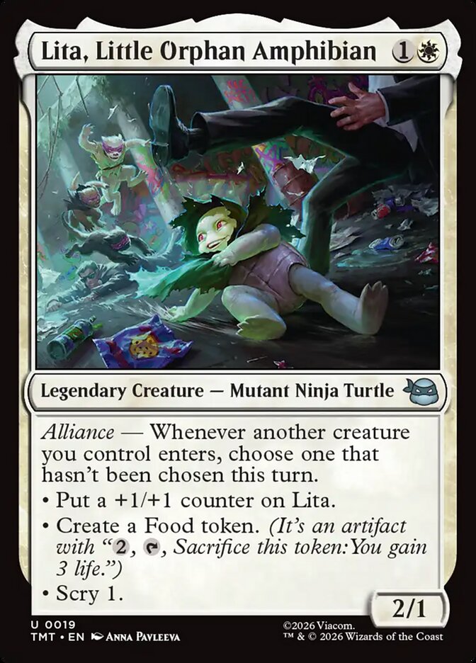 Lita, Little Orphan Amphibian card image