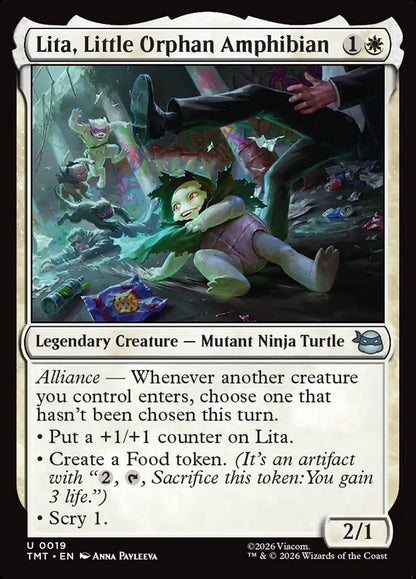 Lita, Little Orphan Amphibian card image