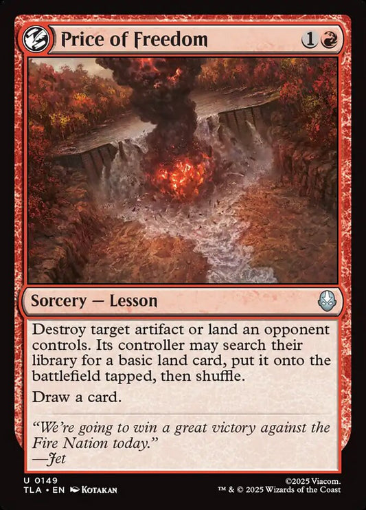 Price of Freedom Magic: The Gathering card