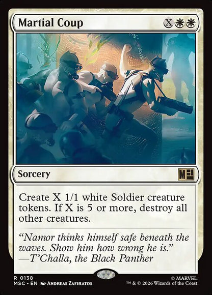 Martial Coup Magic: The Gathering card