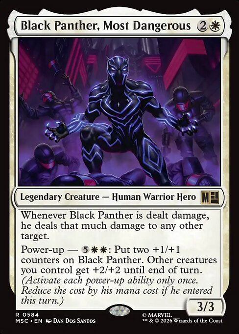 Black Panther, Most Dangerous Magic: The Gathering card