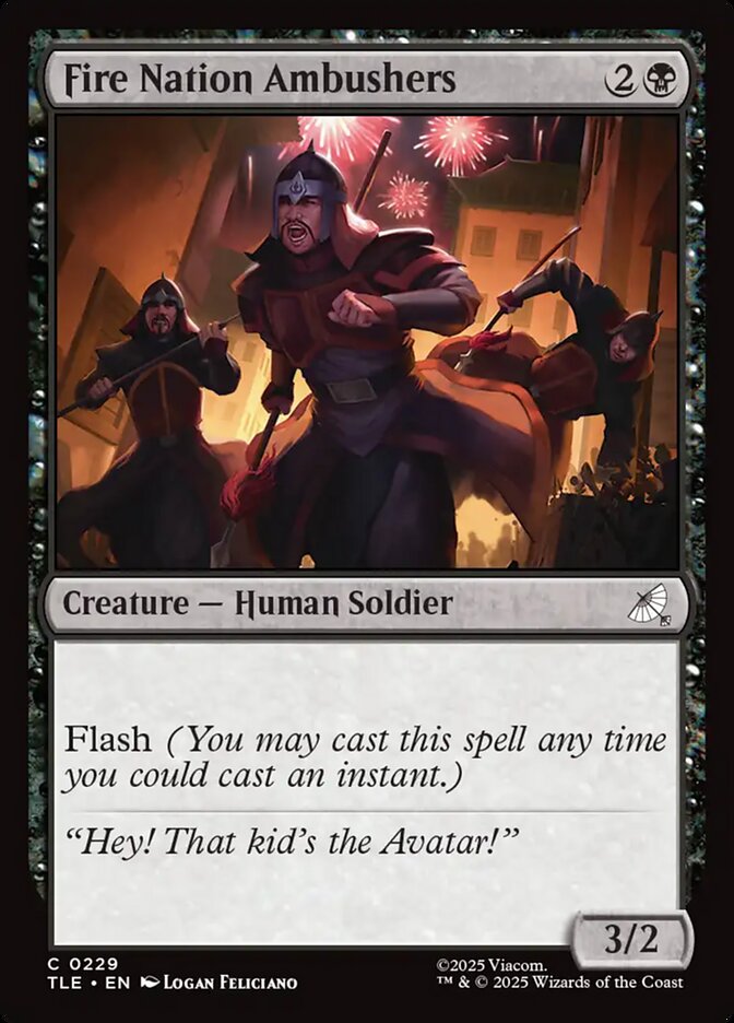 Fire Nation Ambushers card image