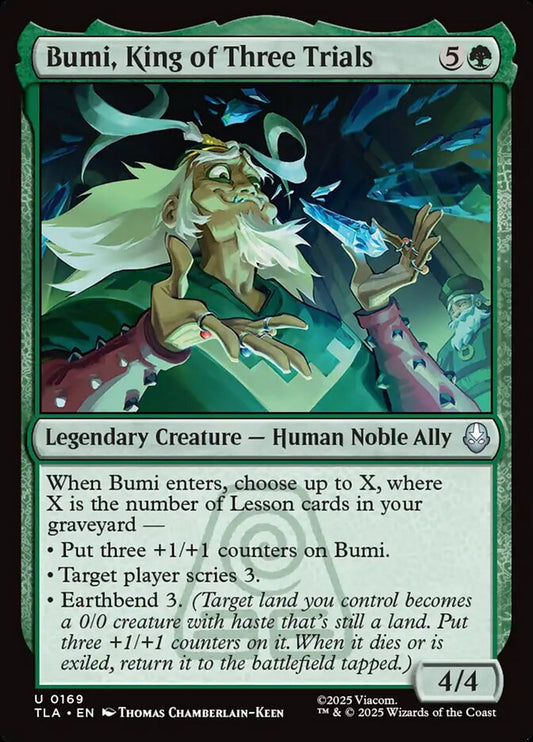 Bumi, King of Three Trials Magic: The Gathering card