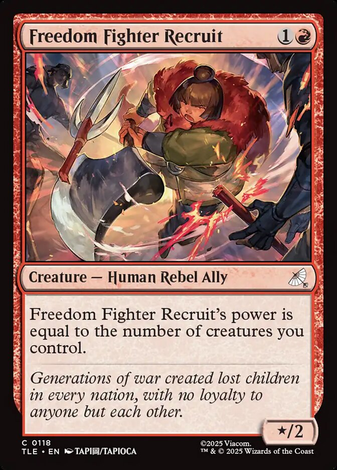 Freedom Fighter Recruit card image