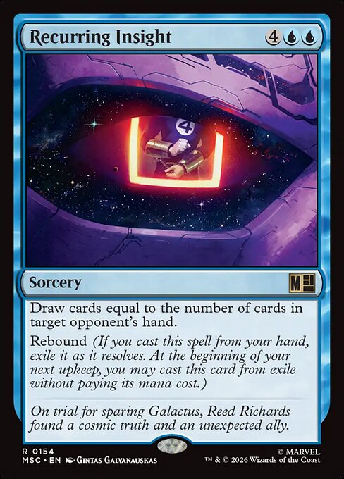 Recurring Insight Magic: The Gathering card