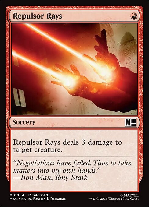 Repulsor Rays Magic: The Gathering card