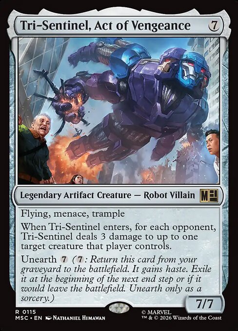 Tri-Sentinel, Act of Vengeance Magic: The Gathering card