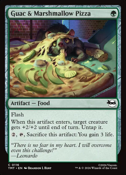 Guac & Marshmallow Pizza card image