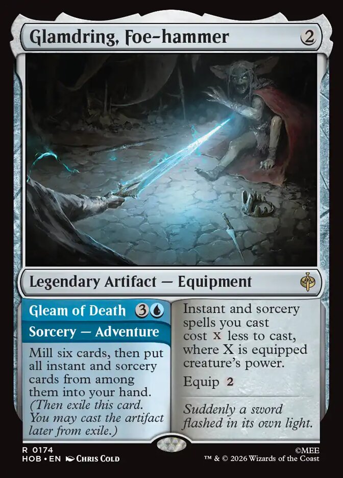Glamdring, Foe-hammer // Gleam of Death card image