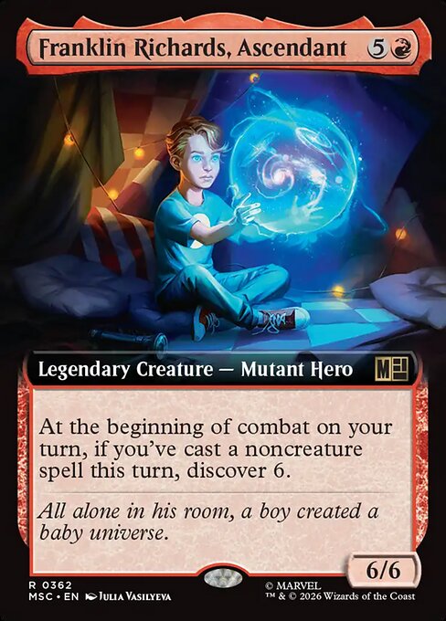 Franklin Richards, Ascendant Magic: The Gathering card