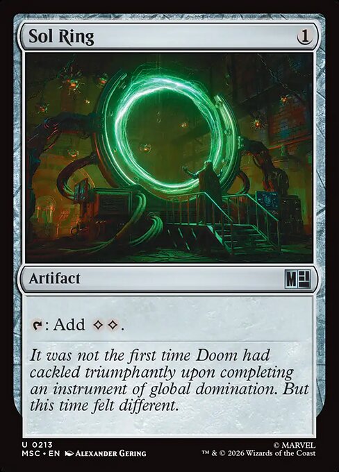 Sol Ring Magic: The Gathering card