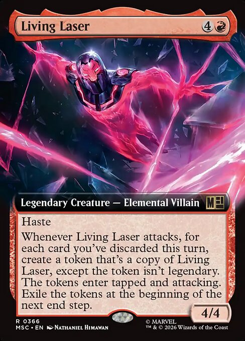 Living Laser Magic: The Gathering card