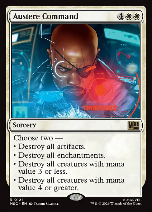 Austere Command Magic: The Gathering card