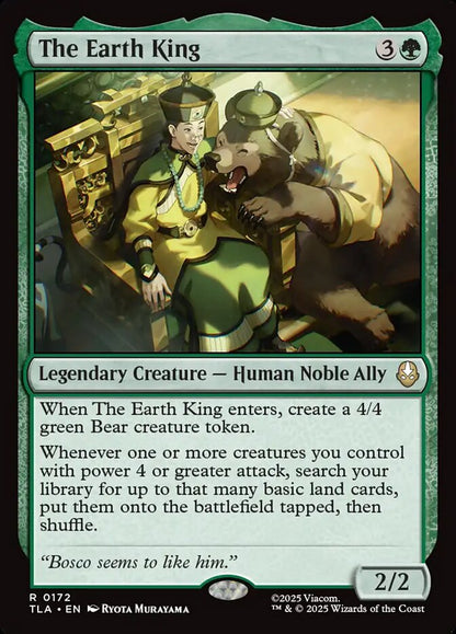 The Earth King Magic: The Gathering card