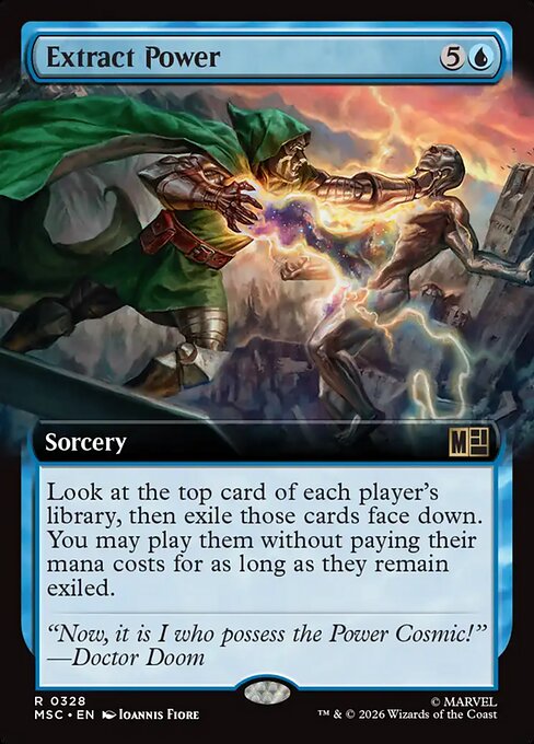 Extract Power Magic: The Gathering card