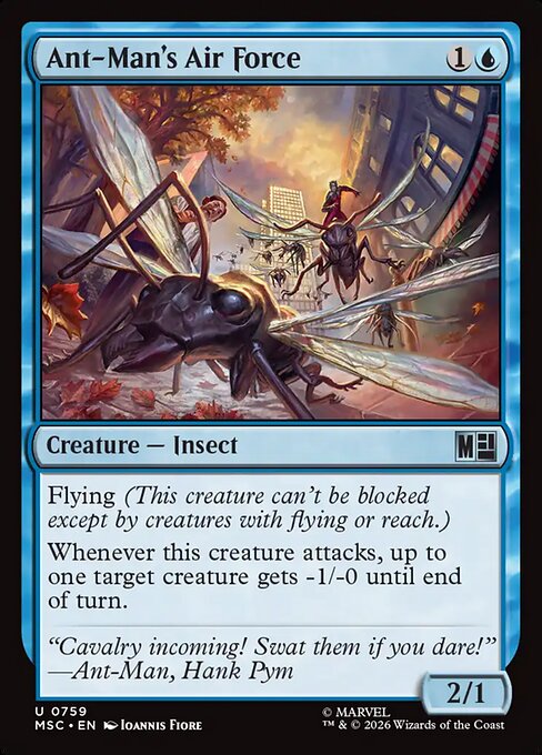 Ant-Man's Air Force Magic: The Gathering card