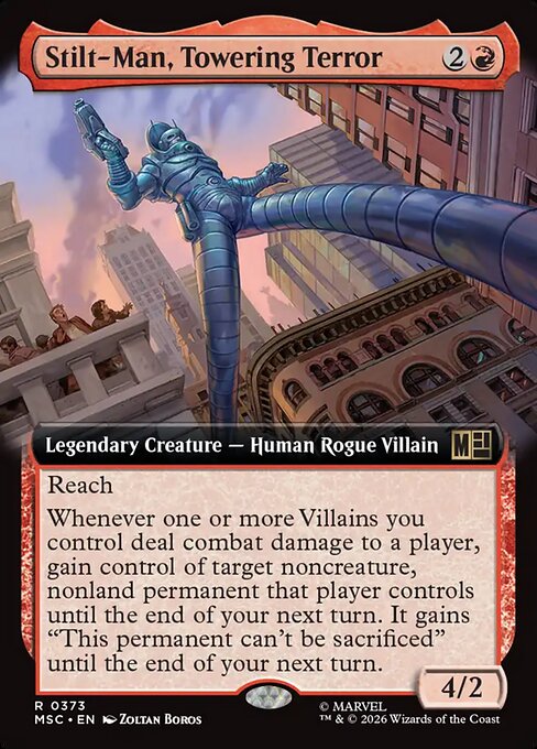 Stilt-Man, Towering Terror Magic: The Gathering card