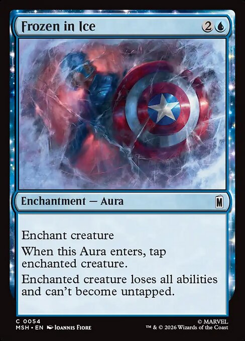 Frozen in Ice Magic: The Gathering card