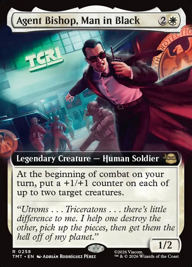 Agent Bishop, Man in Black card image