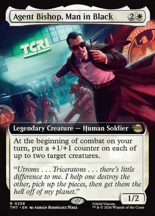 Agent Bishop, Man in Black card image