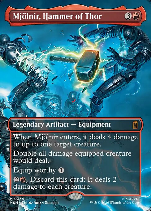 Mjölnir, Hammer of Thor Magic: The Gathering card