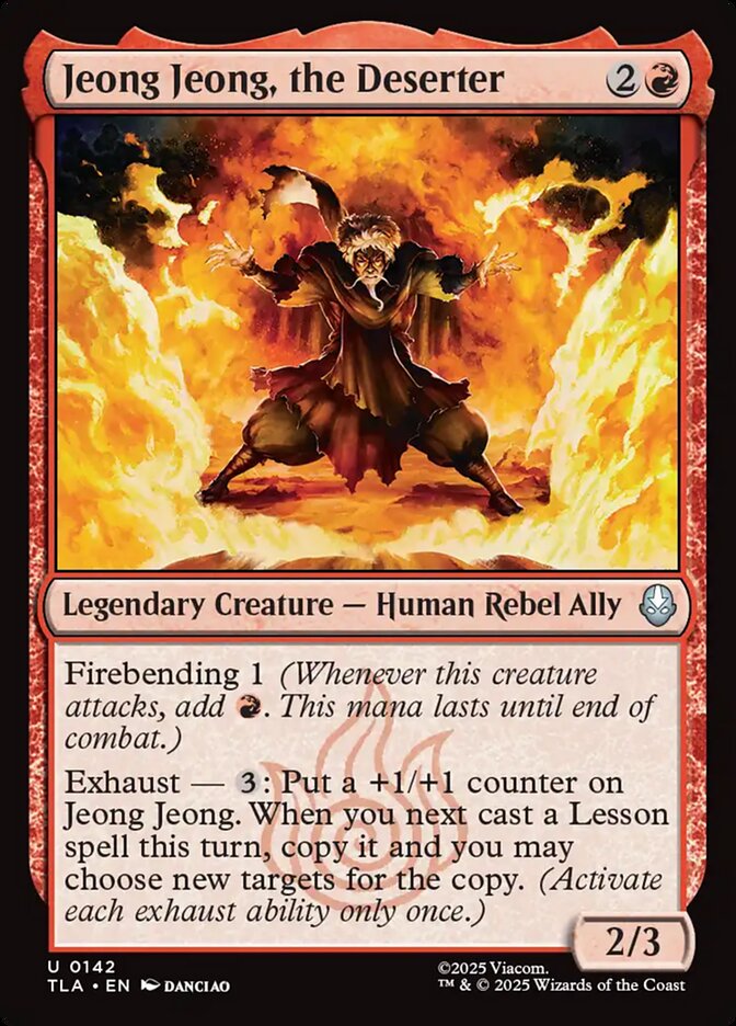 Jeong Jeong, the Deserter Magic: The Gathering card