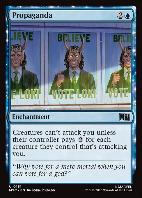 Propaganda Magic: The Gathering card